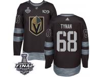 Men's Adidas Vegas Golden Knights #68 T.J. Tynan Black Authentic 2018 Stanley Cup Final 1917-2017 100th Anniversary NHL Jersey