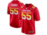 Men's AFC Terrell Suggs Nike Red 2018 Pro Bowl Game Jersey