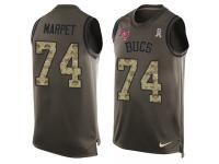 Men's Ali Marpet #74 Nike Green Jersey - NFL Tampa Bay Buccaneers Salute to Service Tank Top