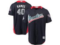 Men's American League Tampa Bay Rays Wilson Ramos Majestic Navy 2018 MLB All-Star Game Home Run Derby Player Jersey