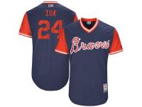 Men's Atlanta Braves Kurt Suzuki Zuk Majestic Navy 2017 Players Weekend Jersey