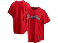 Men's Atlanta Braves Nike Red Alternate 2020 Team Jersey