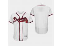 Men's Atlanta Braves White Authentic Collection Home 2019 Flex Base Jersey