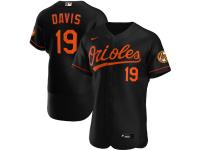 Men's Baltimore Orioles Chris Davis Nike Black Alternate 2020 Player Jersey