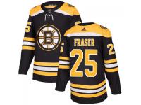 Men's Boston Bruins #25 Matt Fraser adidas Black Authentic Player Jersey