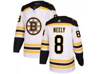 Men's Boston Bruins #8 Cam Neely adidas White Authentic Jersey
