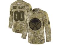 Men's Buffalo Sabres Adidas Customized Limited 2019 Camo Salute to Service Jersey