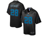 Men's Carolina Panthers #28 Jonathan Stewart Pro Line Black Reverse Fashion Jersey