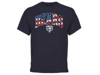 Men's Chicago Bears Pro Line Navy Banner Wave T-Shirt