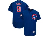 Men's Chicago Cubs Javier Baez Majestic Royal Alternate Flex Base Authentic Collection Player Jersey