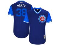 Men's Chicago Cubs Mike Montgomery Monty Majestic Royal 2017 Players Weekend Jersey