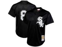 Men's Chicago White Sox Bo Jackson Mitchell & Ness Black Cooperstown Collection Big & Tall Mesh Batting Practice Jersey