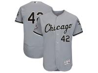 Men's Chicago White Sox Majestic Gray 2018 Jackie Robinson Day Authentic Flex Base Jersey