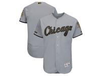 Men's Chicago White Sox Majestic Gray 2018 Memorial Day Authentic Collection Flex Base Team Jersey