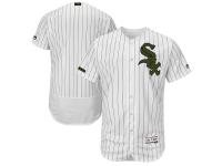 Men's Chicago White Sox Majestic White Black 2017 Memorial Day Authentic Collection Flex Base Team Jersey