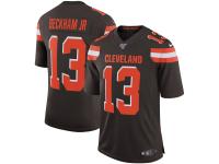 Men's Cleveland Browns Odell Beckham Jr Nike Brown NFL 100 Vapor Limited Jersey