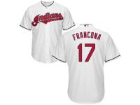 Men's Cleveland Indians #17 Terry Francona Majestic White Cool Base Jersey