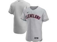 Men's Cleveland Indians Nike Gray Road 2020 Official Team Jersey
