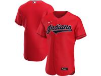 Men's Cleveland Indians Nike Red Alternate 2020 Official Team Jersey