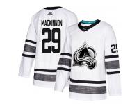 Men's Colorado Avalanche #29 Nathan MacKinnon Adidas White Authentic 2019 All-Star NHL Jersey