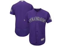 Men's Colorado Rockies Majestic Purple Alternate Authentic Collection Flex Base Team Jersey
