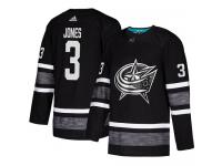 Men's Columbus Blue Jackets #3 Seth Jones Adidas Black Authentic 2019 All-Star NHL Jersey