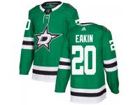 Men's Dallas Stars #20 Cody Eakin adidas Kelly Green Authentic Jersey