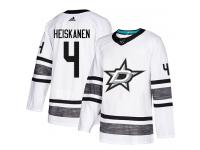 Men's Dallas Stars #4 Miro Heiskanen Adidas White Authentic 2019 All-Star NHL Jersey