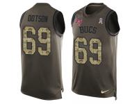 Men's Demar Dotson #69 Nike Green Jersey - NFL Tampa Bay Buccaneers Salute to Service Tank Top