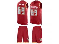 Men's Demar Dotson #69 Nike Red Jersey - NFL Tampa Bay Buccaneers Tank Top Suit