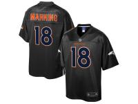 Men's Denver Broncos #18 Peyton Manning Pro Line Black Reverse Fashion Jersey