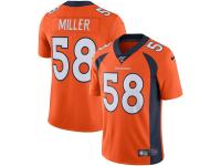 Men's Denver Broncos Von Miller Nike Orange NFL 100 Vapor Limited Jersey