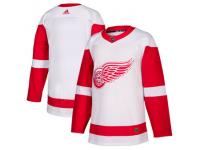Men's Detroit Red Wings adidas White Away Authentic Blank Jersey