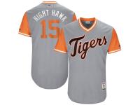 Men's Detroit Tigers Mikie Mahtook Night Hawk Majestic Gray 2017 Players Weekend Jersey