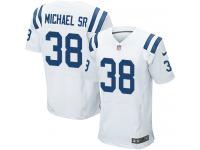 Men's Elite Christine Michael Sr #38 Nike White Road Jersey - NFL Indianapolis Colts