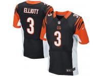 Men's Elite Jake Elliott #3 Nike Black Home Jersey - NFL Cincinnati Bengals