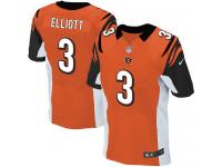 Men's Elite Jake Elliott #3 Nike Orange Alternate Jersey - NFL Cincinnati Bengals
