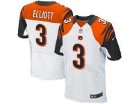Men's Elite Jake Elliott #3 Nike White Road Jersey - NFL Cincinnati Bengals