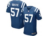 Men's Elite Jon Bostic #57 Nike Royal Blue Home Jersey - NFL Indianapolis Colts