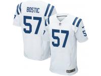 Men's Elite Jon Bostic #57 Nike White Road Jersey - NFL Indianapolis Colts