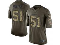 Men's Elite Kevin Minter #51 Nike Green Jersey - NFL Cincinnati Bengals Salute to Service