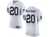 Men's Elite Obi Melifonwu #20 Nike White Road Jersey - NFL Oakland Raiders