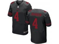 Men's Elite Phil Dawson Black Jersey Alternate #4 NFL San Francisco 49ers Nike