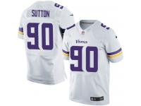 Men's Elite Will Sutton #90 Nike White Road Jersey - NFL Minnesota Vikings