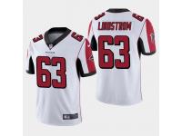 Men's Falcons #63 Chris Lindstrom 2019 NFL Draft Vapor Limited Jersey - White