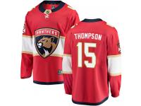 Men's Florida Panthers #15 Paul Thompson Red Home Breakaway NHL Jersey