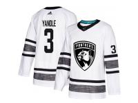 Men's Florida Panthers #3 Keith Yandle Adidas White Authentic 2019 All-Star NHL Jersey