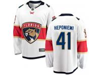 Men's Florida Panthers #41 Aleksi Heponiemi White Away Breakaway NHL Jersey