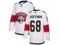 Men's Florida Panthers #68 Mike Hoffman Adidas White Away Authentic NHL Jersey