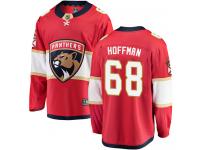 Men's Florida Panthers #68 Mike Hoffman Red Home Breakaway NHL Jersey